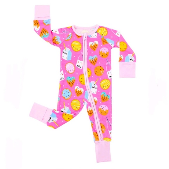 Little Sleepies Other - Little Sleepies Cookies & Milk Zippy 6-12 months Pristine EUC